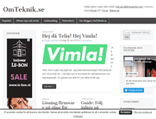 Tablet Screenshot of omteknik.se